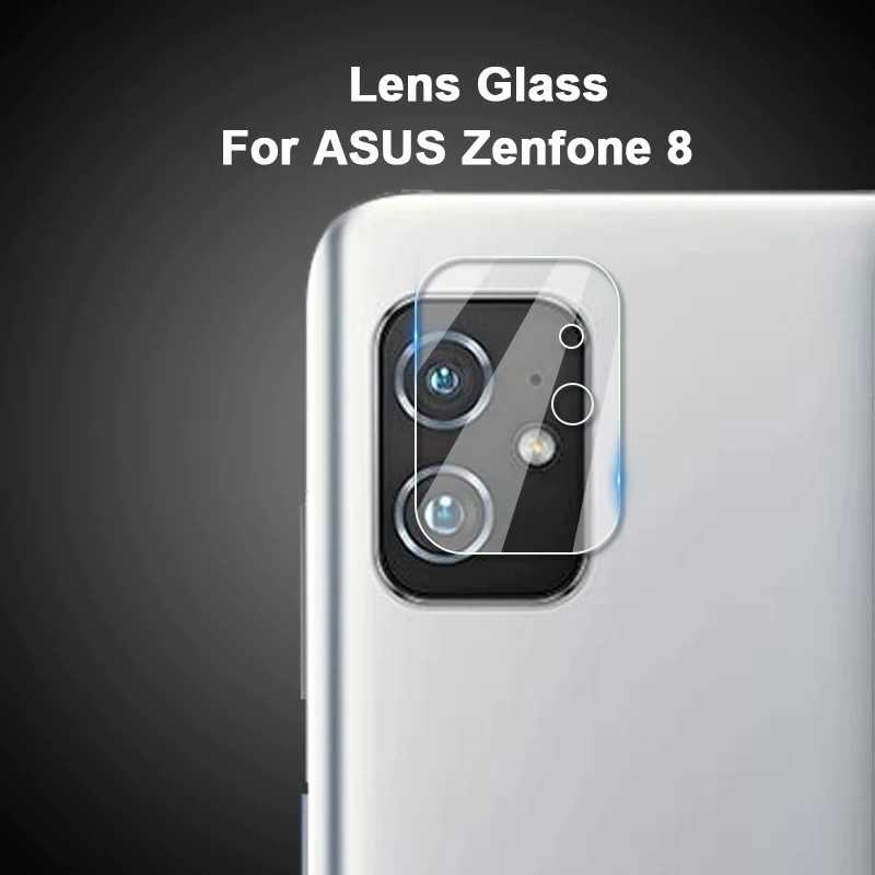Zenfone 8 5D Kamera Linsskydd Flexibelt Glas