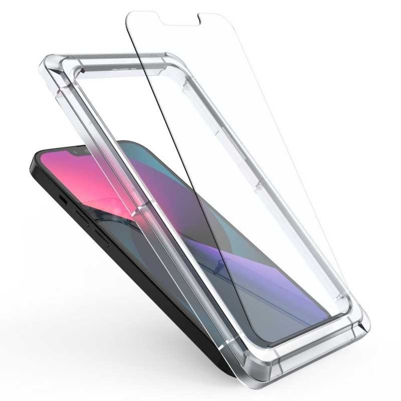 2-PACK iPhone 13 Pro Max Härdat glas 0.26mm 2.5D 9H Med Installations Ram