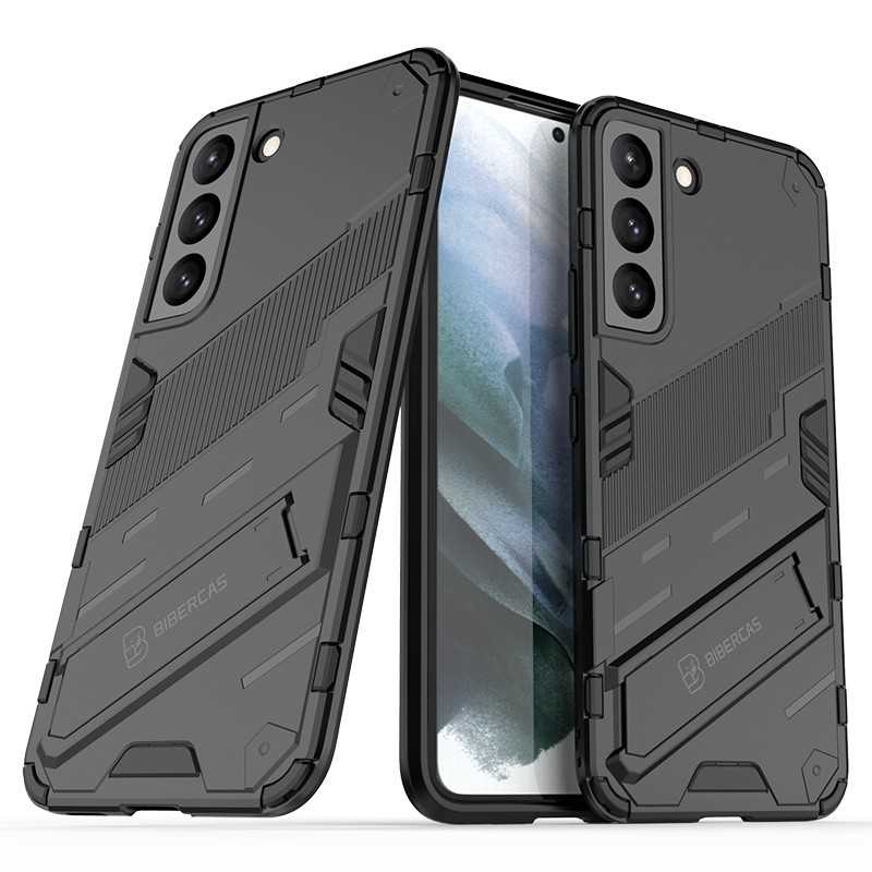 S22 Plus Stöttåligt Skal med Kickstand ThinArmor V2