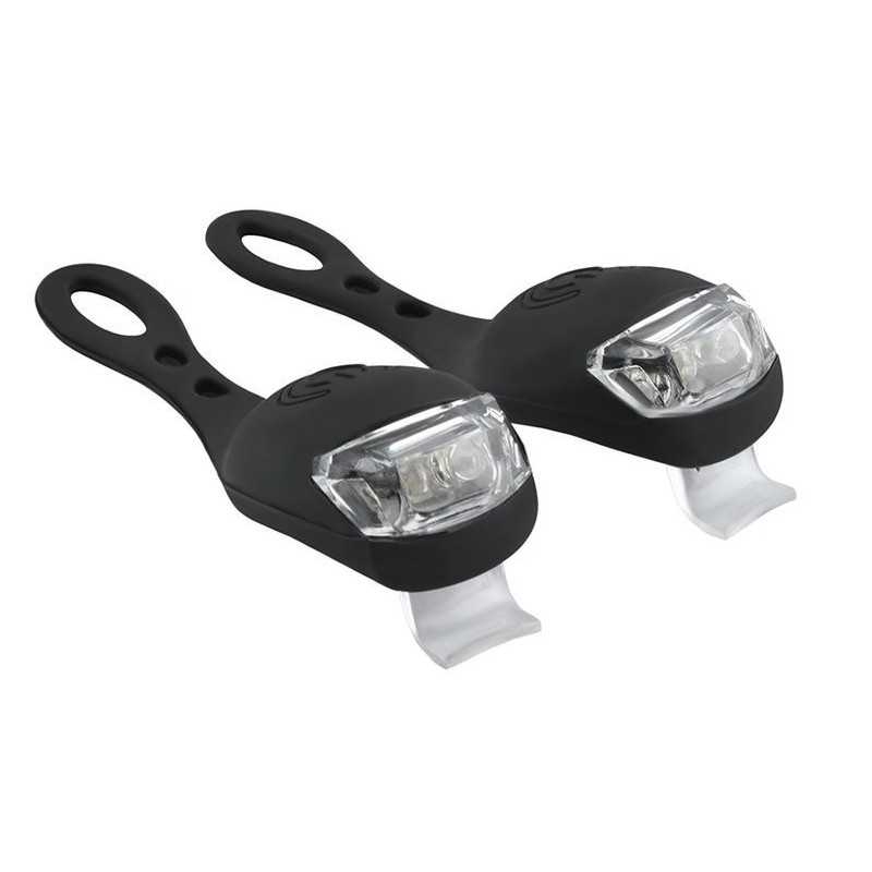 2-PACK Vattentät LED Ljus för Cykel / Barnvagn