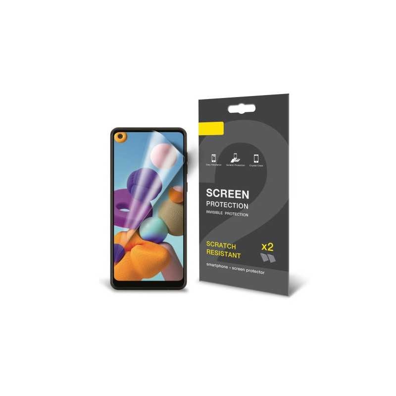 3-PACK Samsung A21s Premium Skärmskydd CrystalClear