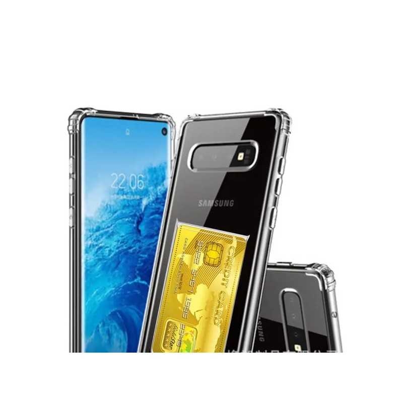 Stöttåligt Skal med Kortfack Förstärkta Hörn Samsung S10
