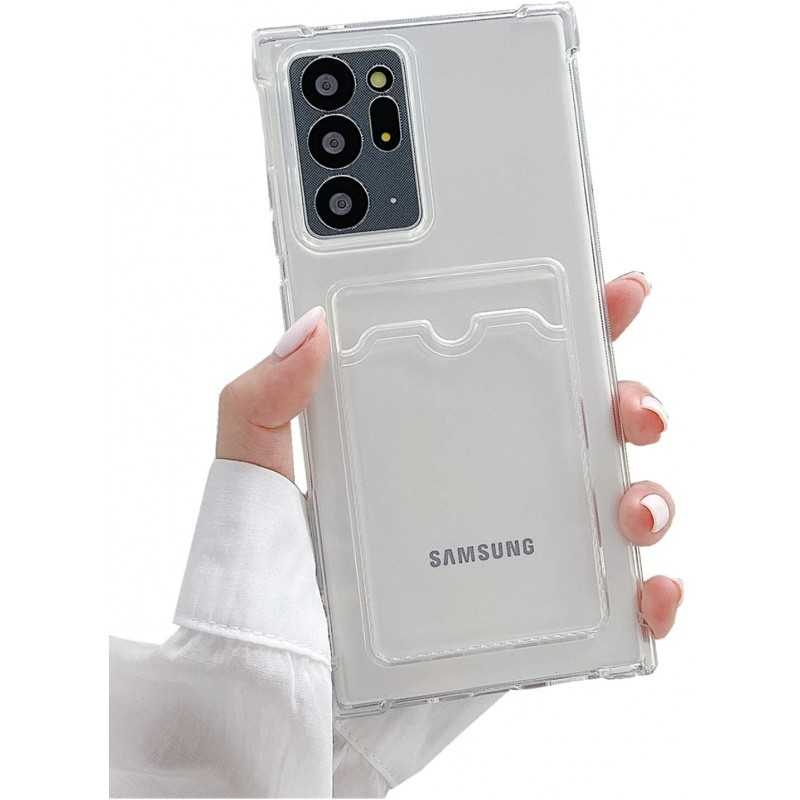 Stöttåligt Skal med Kortfack Förstärkta Hörn Samsung Note 20 Ultra