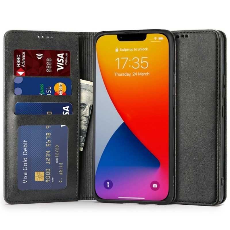 iPhone 14 Plånboksfodral PU-Läder 4-FACK