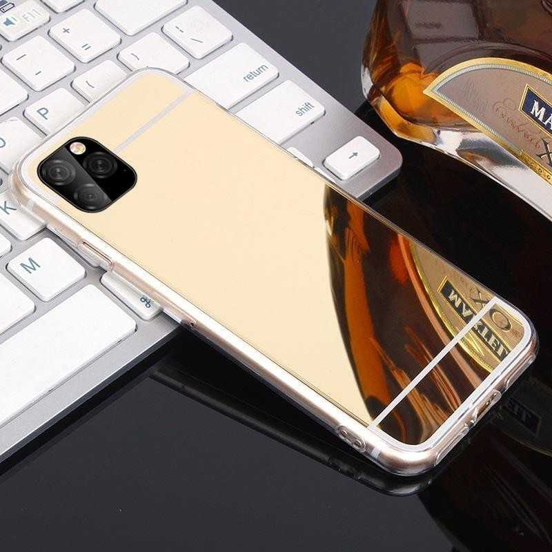 iPhone 14 Pro Max Elegant Stötdämpande Spegelskal TPU