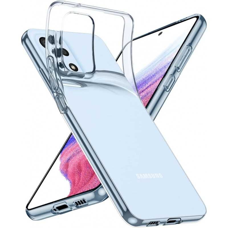 Samsung A23 5G Stöttåligt Genomskinligt Skal Simple