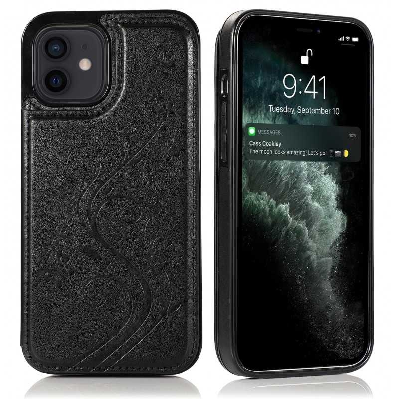 iPhone 12 Mini Stöttåligt Skal Korthållare 3-FACK Flippr V2