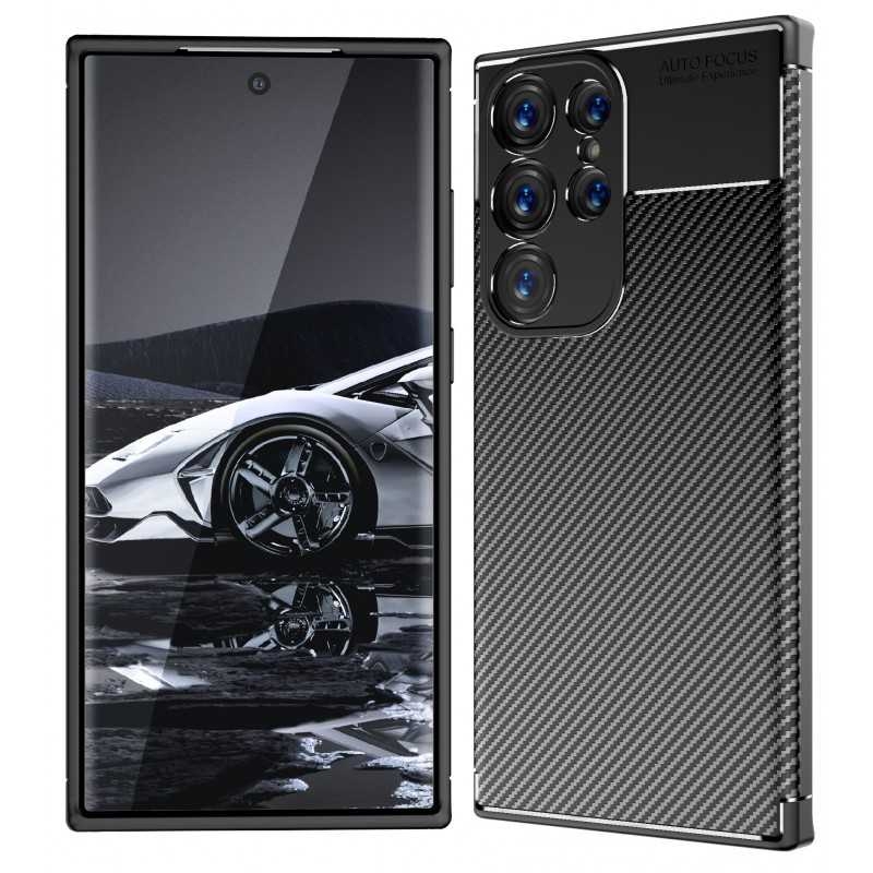 S23 Ultra Stöttåligt Slimmat Skal FullCarbon V4