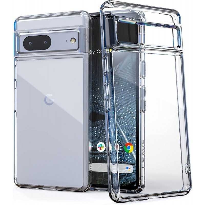 Pixel 7a Stöttåligt Genomskinligt Skal Simple