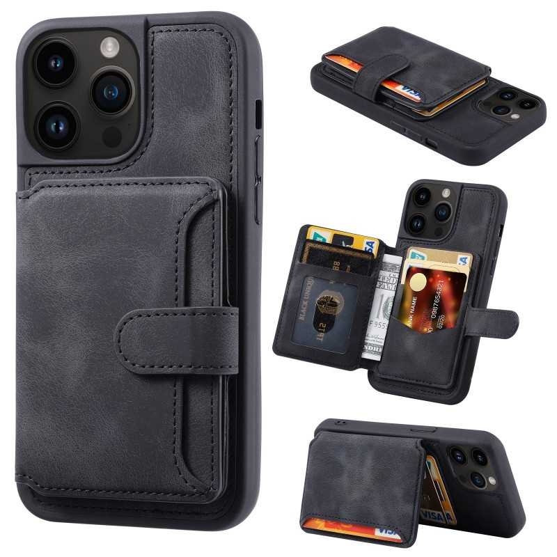 iPhone 12 / 12 Pro Stöttåligt Premium Skal RFID 7-FACK Solid V6 Nordcell™
