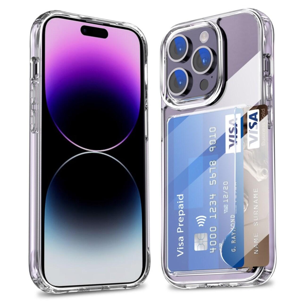 iPhone 12 Pro Max Stöttåligt Skal med Kortfack V3