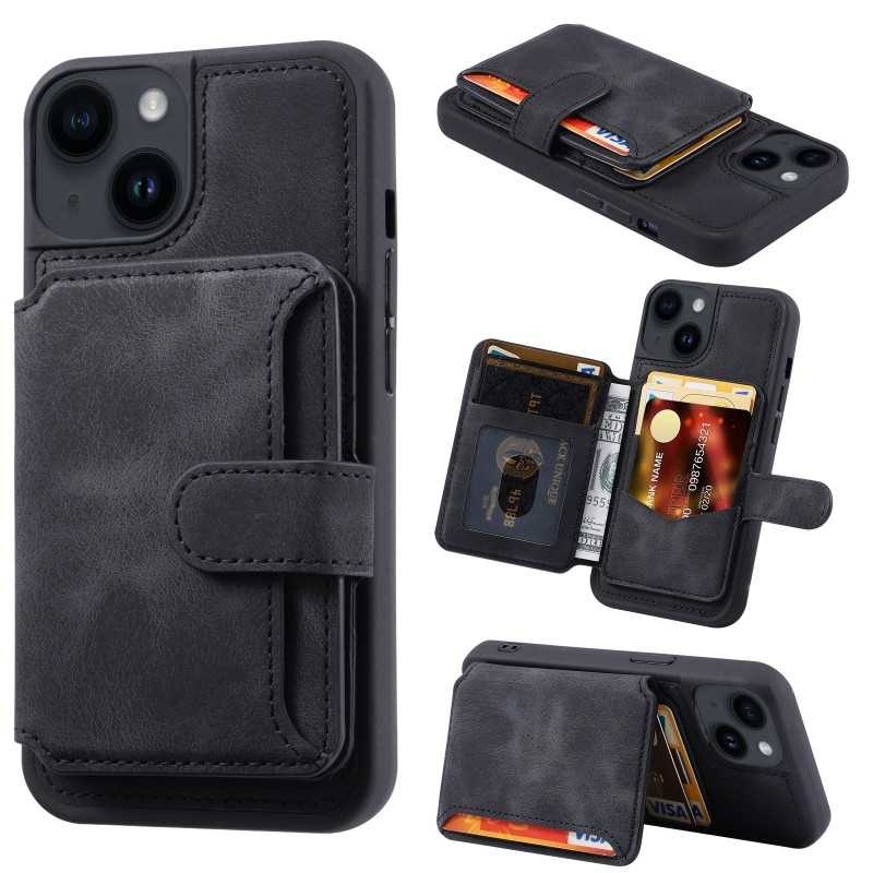 iPhone 15 Stöttåligt Premium Skal RFID 7-FACK Solid V6 Nordcell™