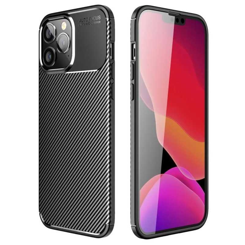 iPhone 15 Pro Stöttåligt Slimmat Skal FullCarbon V4