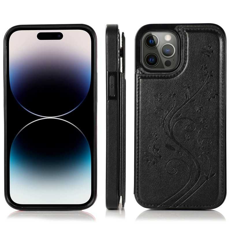 iPhone 15 Pro Stöttåligt Skal Korthållare 3-FACK Flippr V2