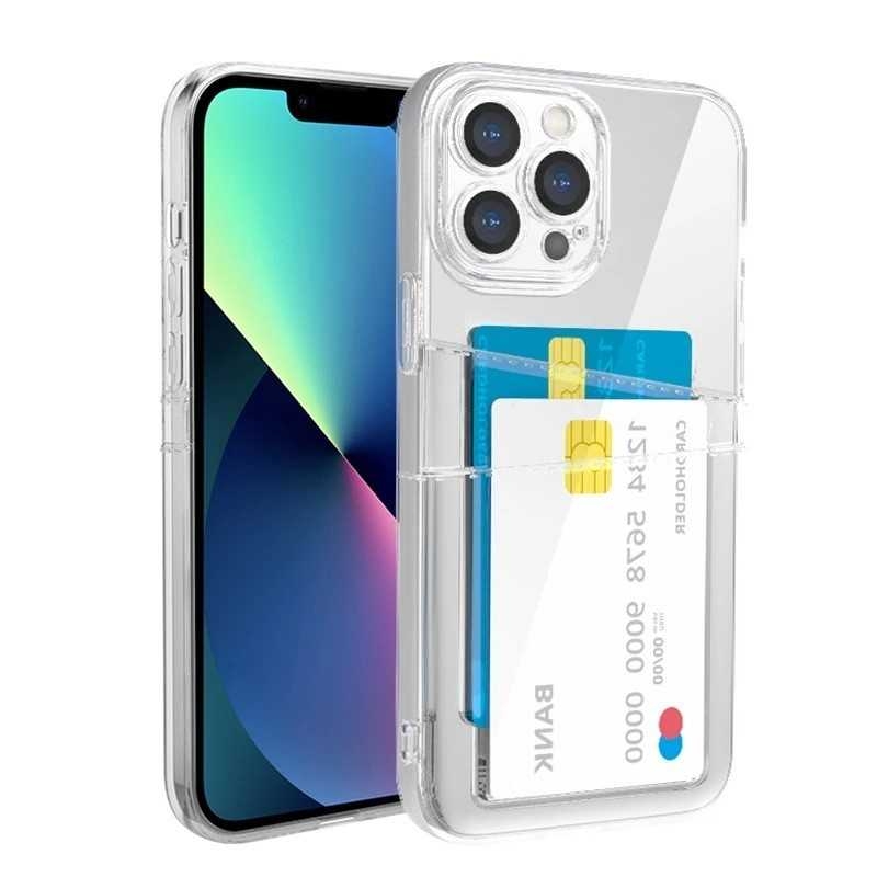 iPhone 15 Pro Max Stöttåligt Skal med Kortfack V2