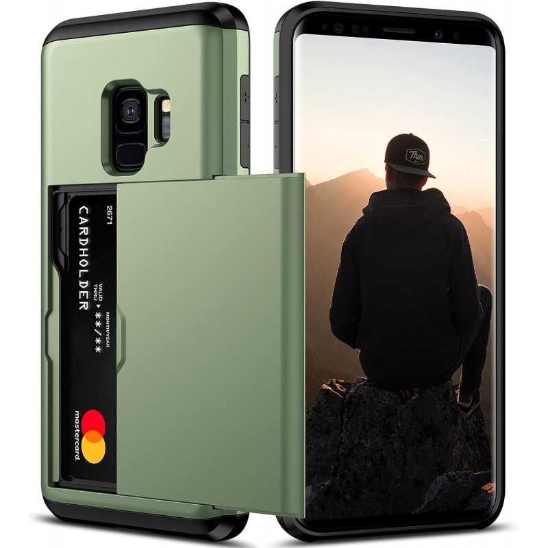 Galaxy S9 Plus Stöttåligt Skal Kortfack StreetWise