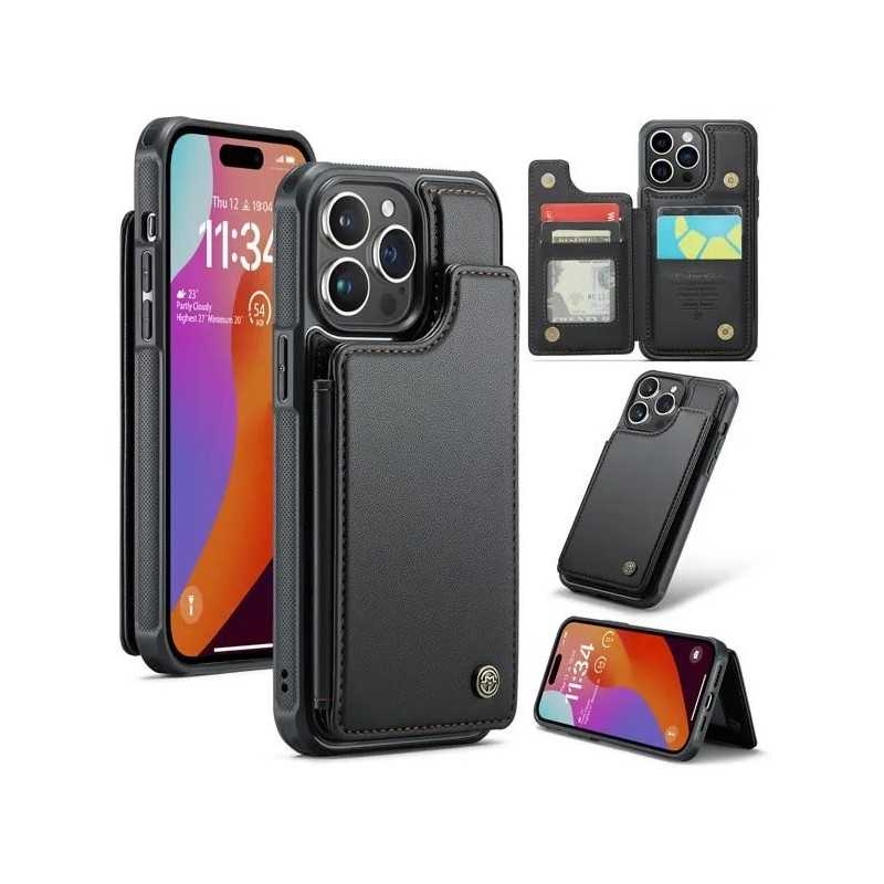 CaseMe Stöttåligt Skal Korthållare Stativ 4-Fack iPhone 14 Pro Max