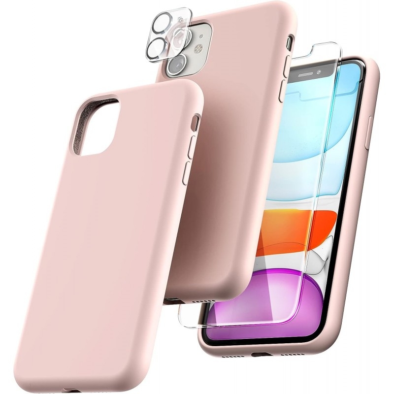 3in1 Gummibelagt Stilrent Skal iPhone 15