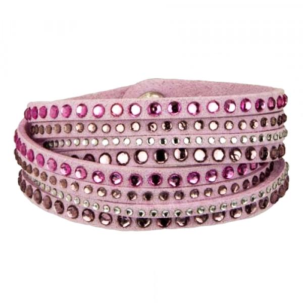 Wrap Läderarmband/Läder Armband med Strass/Rhinestones