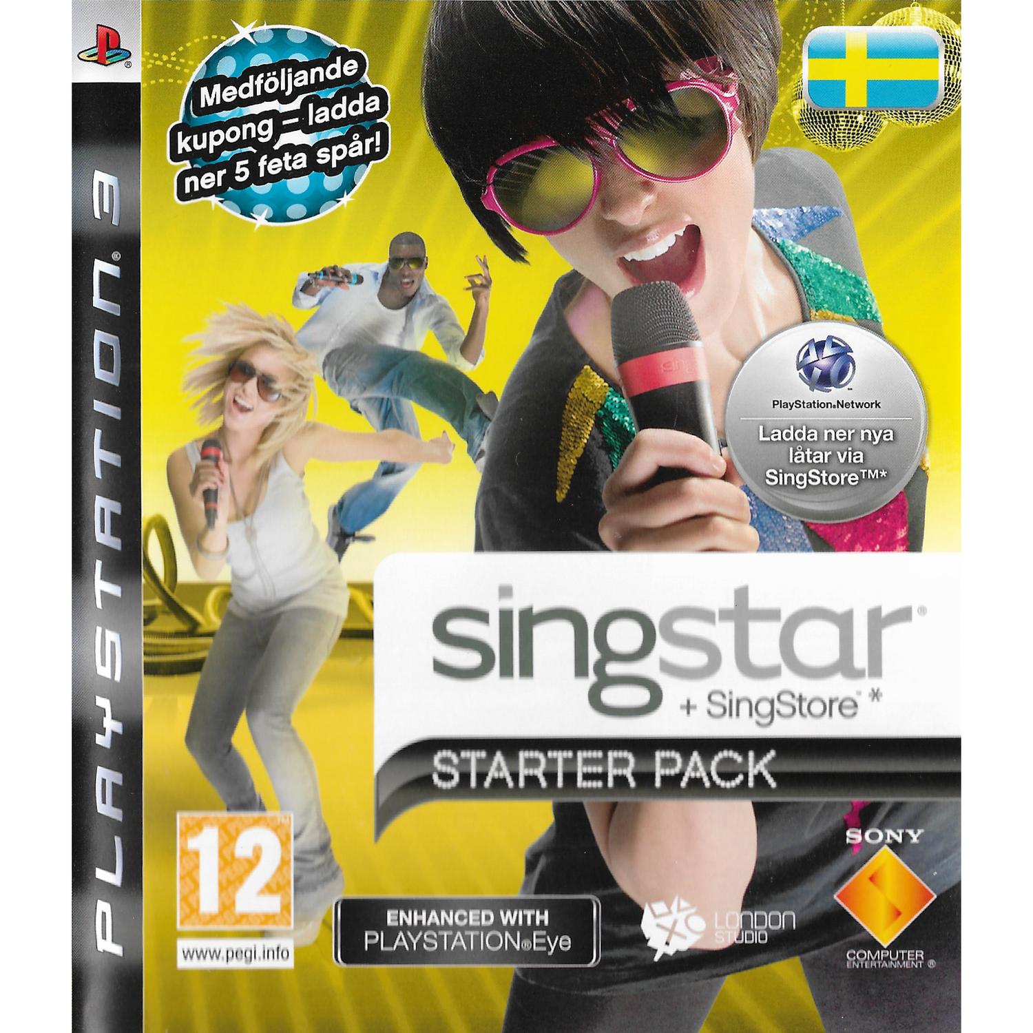 Singstar Starter Pack Playstation 3 PS3 Swedish (Begagnad)