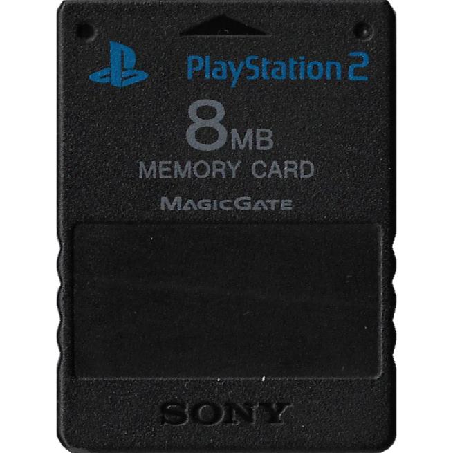 Minneskort 8MB Original Black Playstation 2 (Begagnad)
