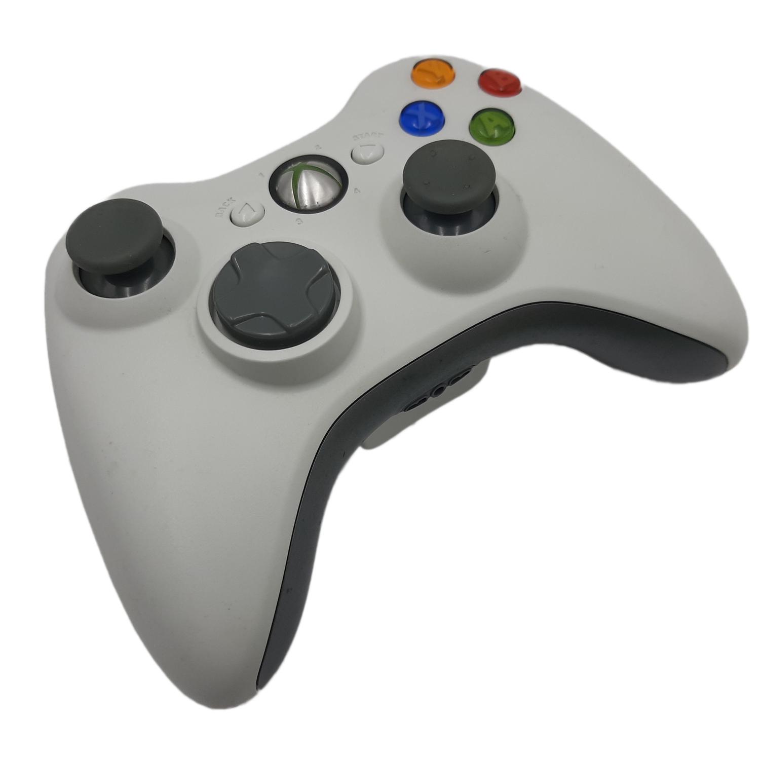Håndkontroll Original Hvit Grå Xbox 360 (Brukt)