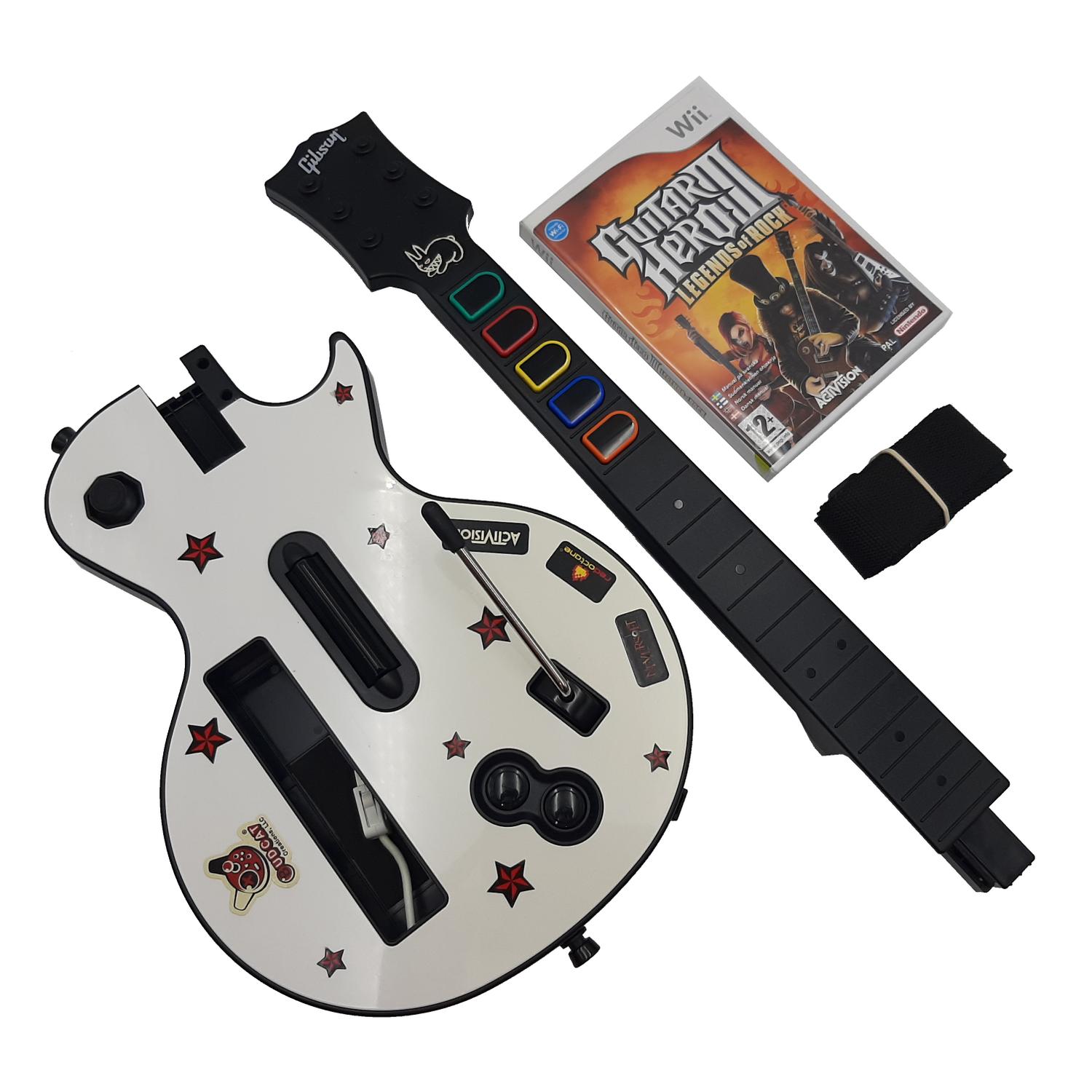 Guitar Hero III Legends of Rock Gitar & Spill Nintendo Wii (Brukt)