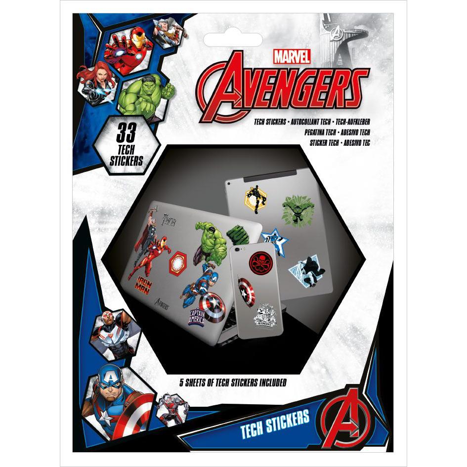 Marvel Avengers Tech Sticker Pack Klistermärken