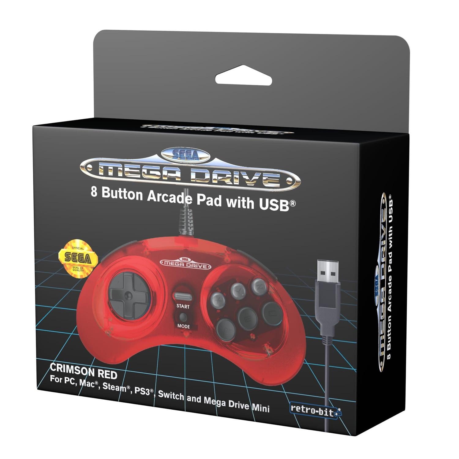 Retro-Bit SEGA MD USB Crimson