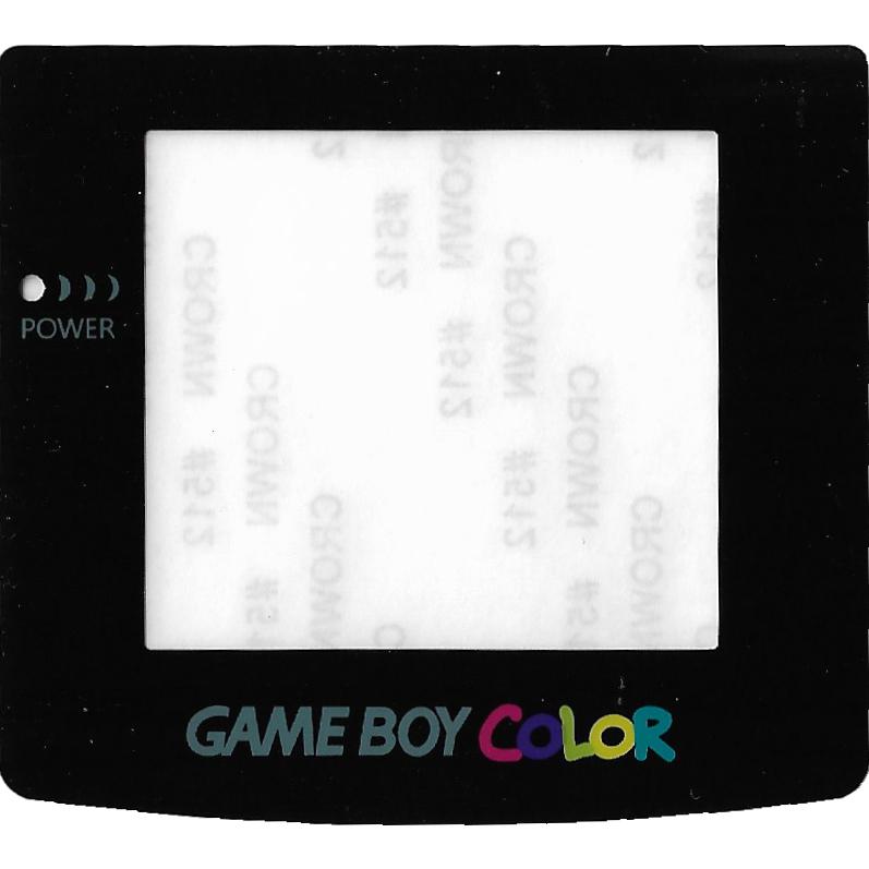 Skärm Glas Svart Gameboy Color