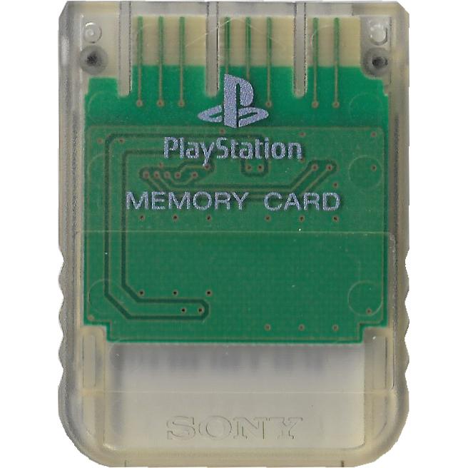 Muistikortti 1MB Alkuperäinen Läpinäkyvä Playstation 1 (Käytetty)