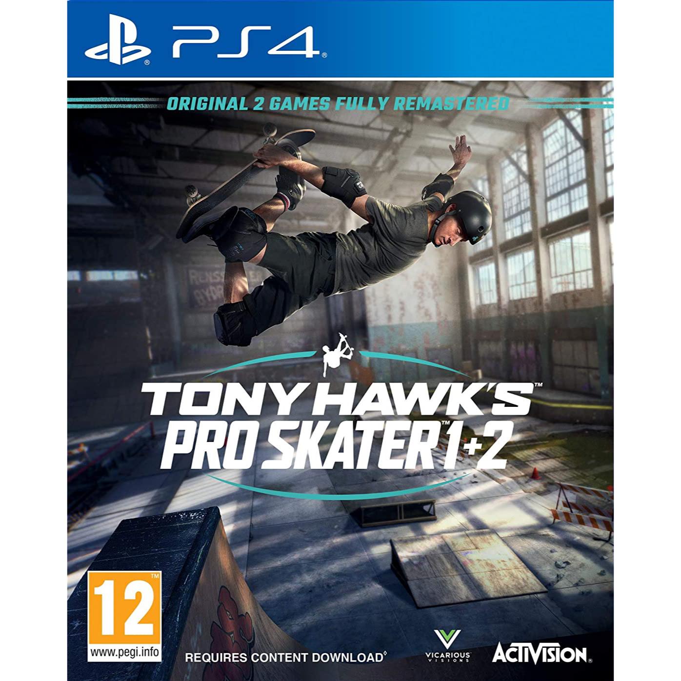 Sony Tony Hawks Pro Skater 1 + 2 Playstation 4 Ps4