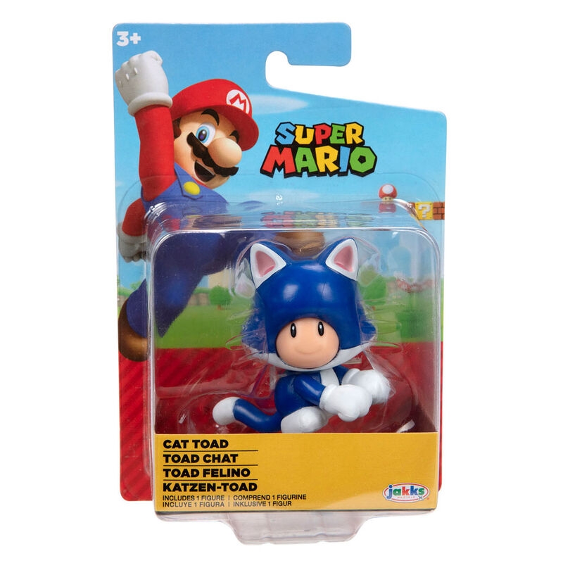Super Mario Cat Toad figure 6,5cm