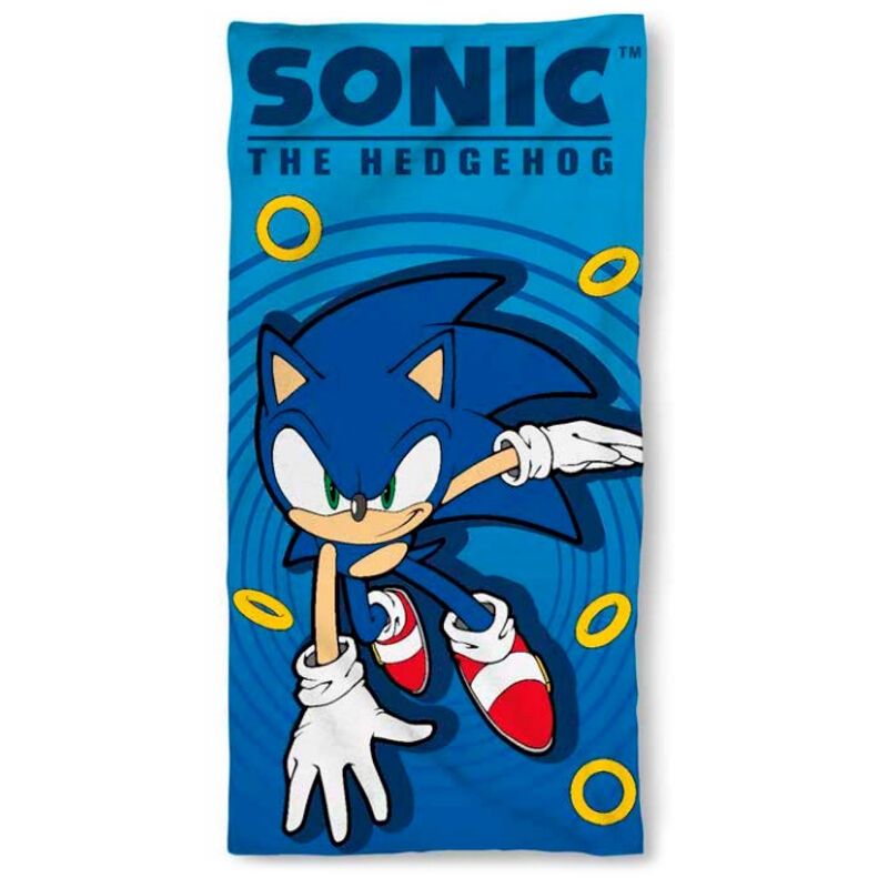 Sonic the Hedgehog Badlakan Mikrofiber 140x70 cm