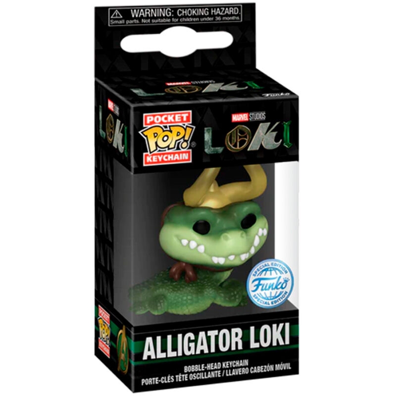Pocket POP! Nyckelring Marvel Loki Alligator Loki