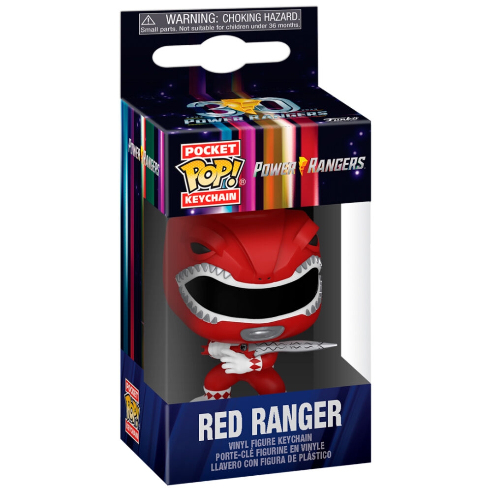 Pocket POP Keychain Power Rangers 30th Anniversary Red Ranger | CDON