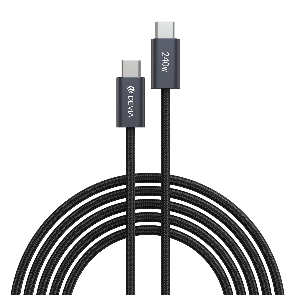 Devia Extreme 240W USB-C till USB-C Snabbladdningskabel 2m – För Laptop, Mobil, Surfplatta & Konsol