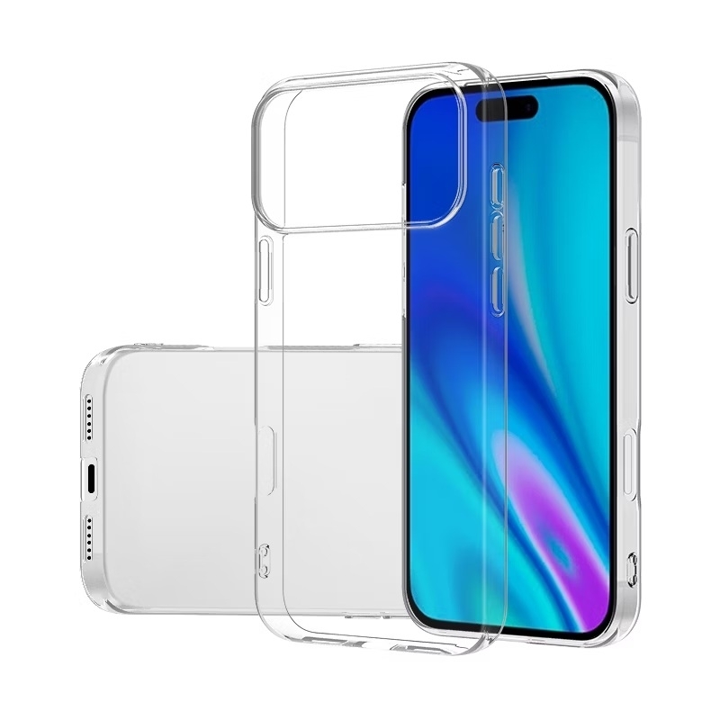 iPhone 17 Pro Max - Premium Transparent Mjuk Skal