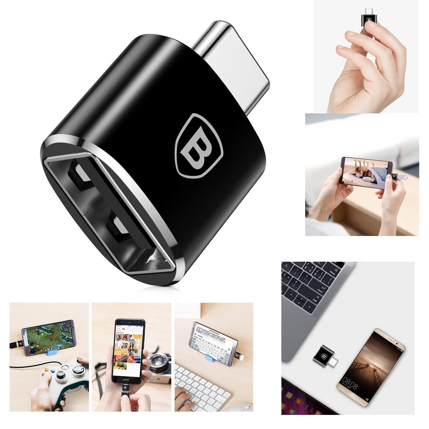 Baseus / USB-C till USB OTG-Converter Adapter Kontakt