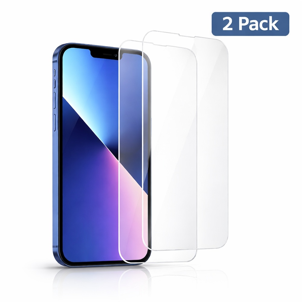 2-Pack - iPhone 13 Pro MAX - Härdat Glas Displayskydd