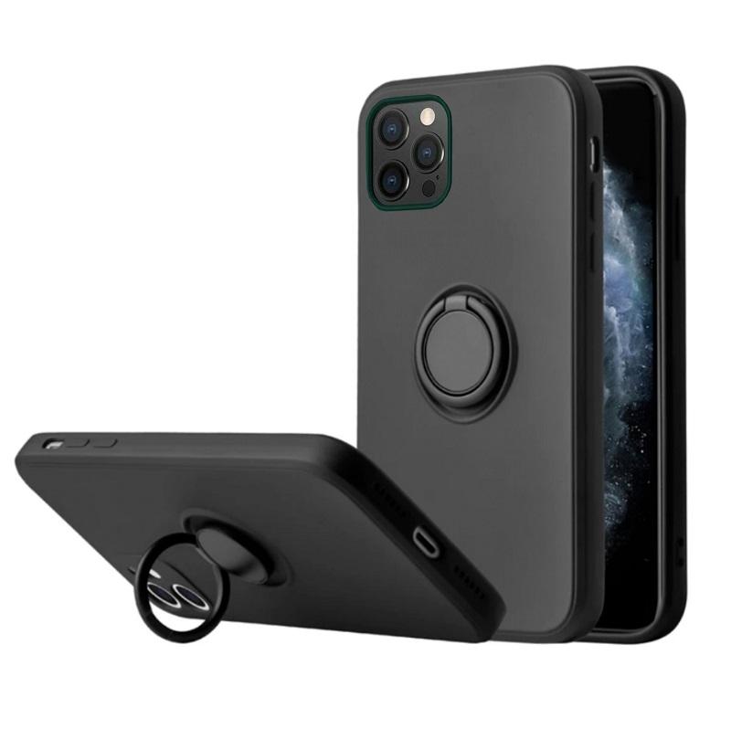iPhone 13 Pro Max - Matt TPU Mjuk Skal med Ringhållare