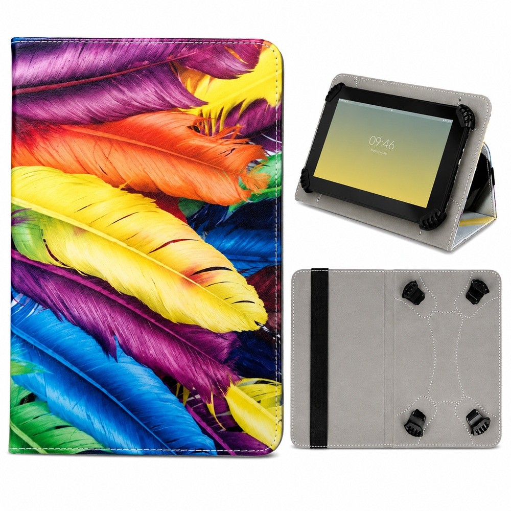 Universal Flip Fodral till 9-10.2" tum - Feather