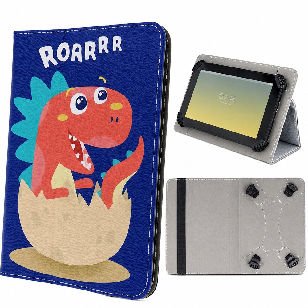Universal Flip Fodral till 9-10.2" tum - Dino Roar