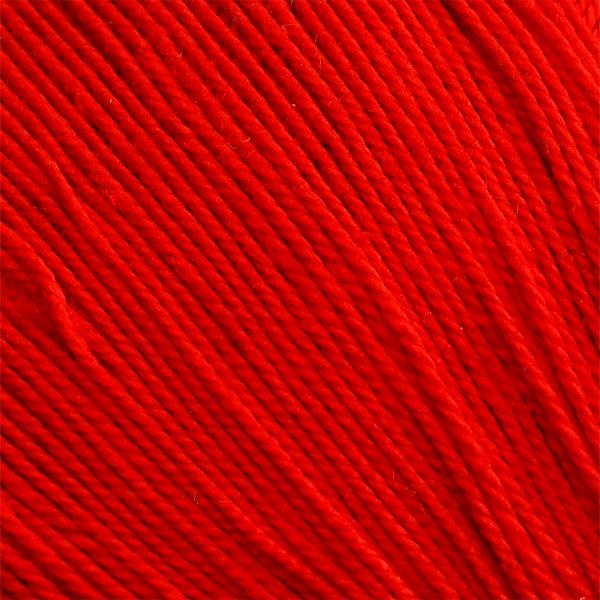 Merc. 12/3 Virkgarn 200 gr. på nystan Röd