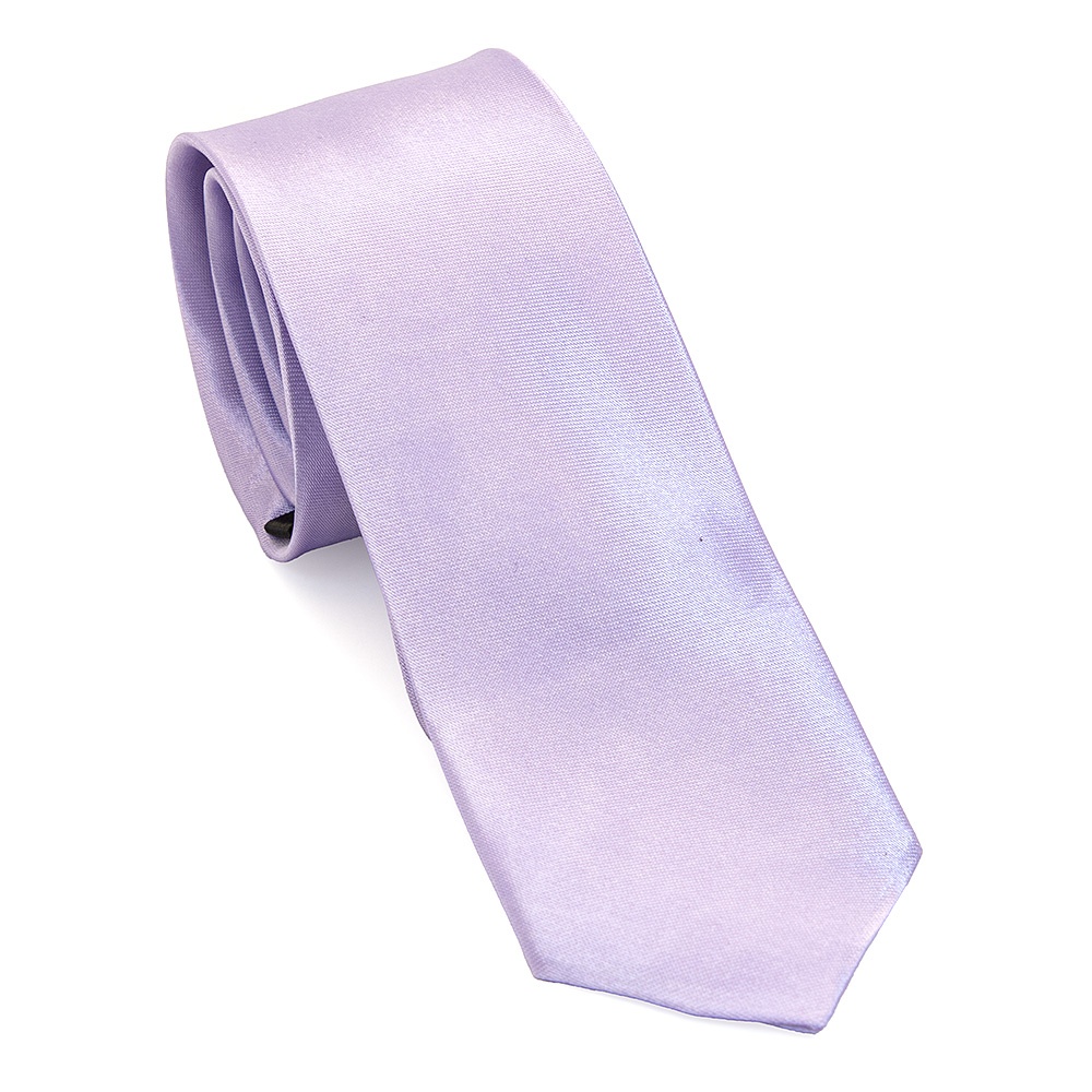 Smal / slimmad enfärgad slips - Olika färger