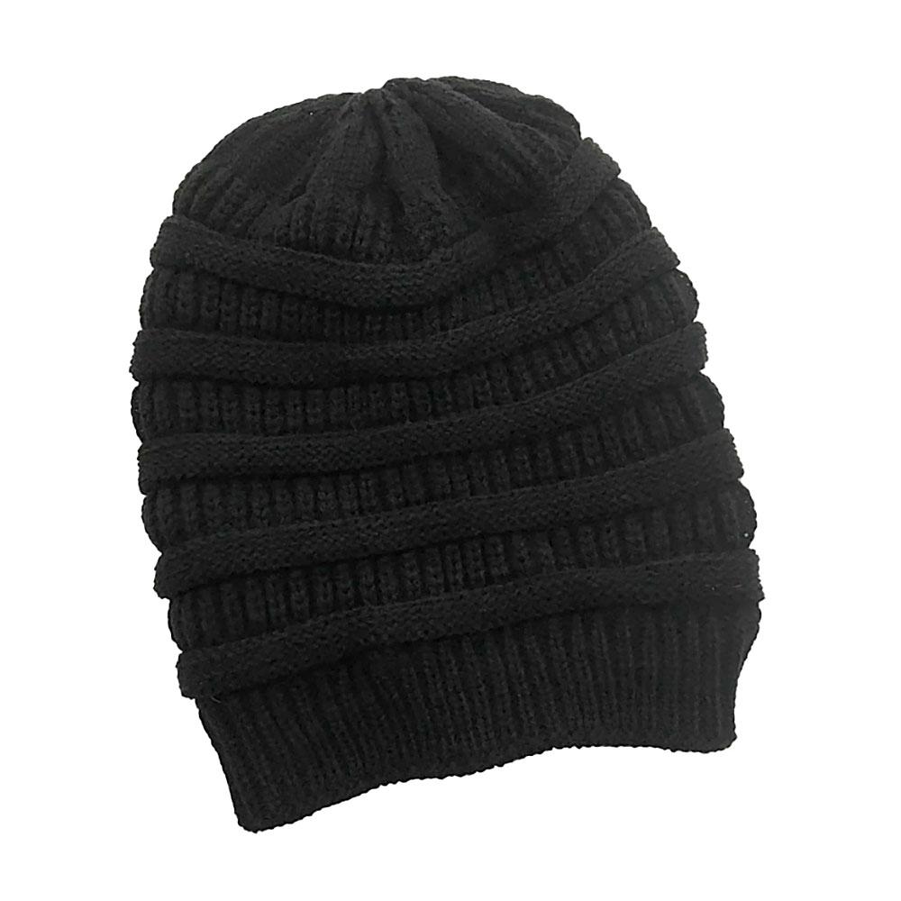 Stickad mössa Bomull Baggy