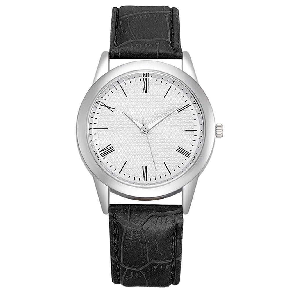 Clean Classic Herrklocka stilren m läderarmband - Flera färger