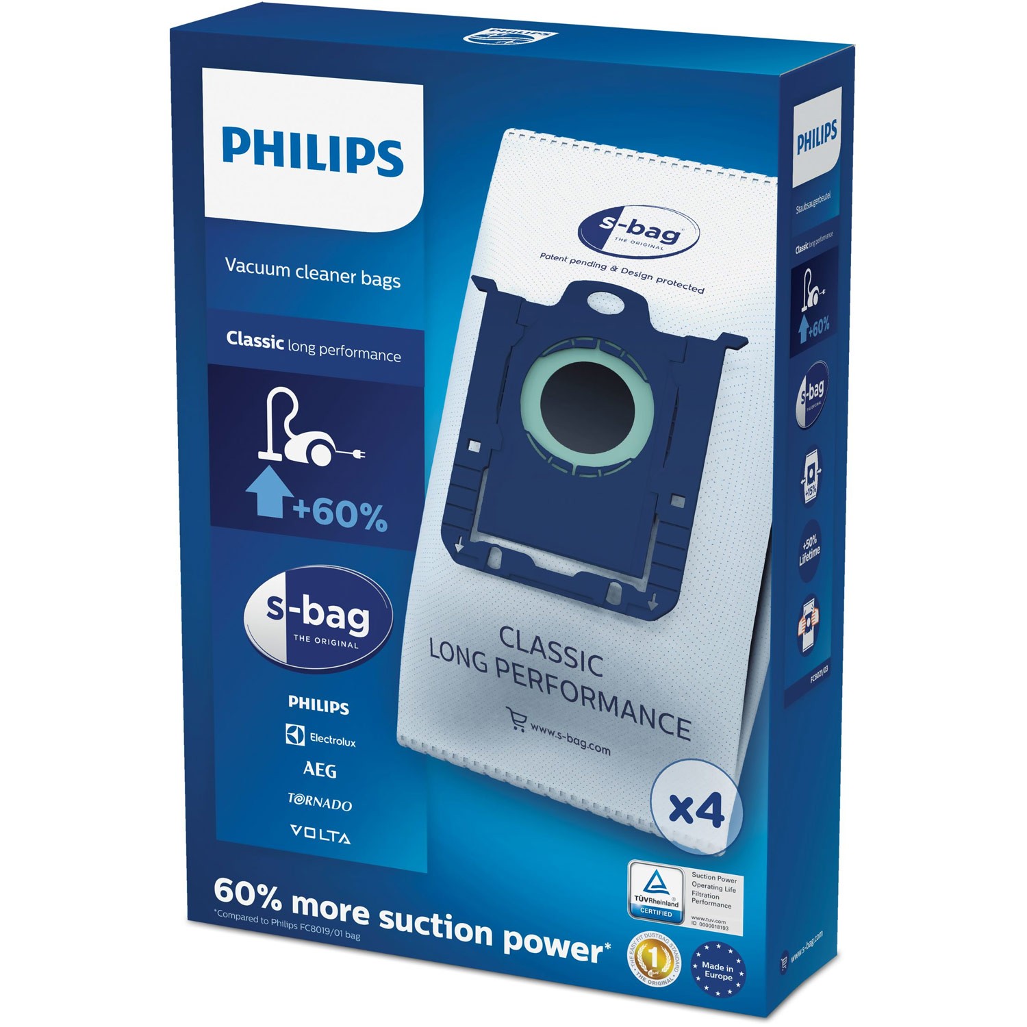 S-bag Dammsugare påsar Philips Orginal Nya S-bag
