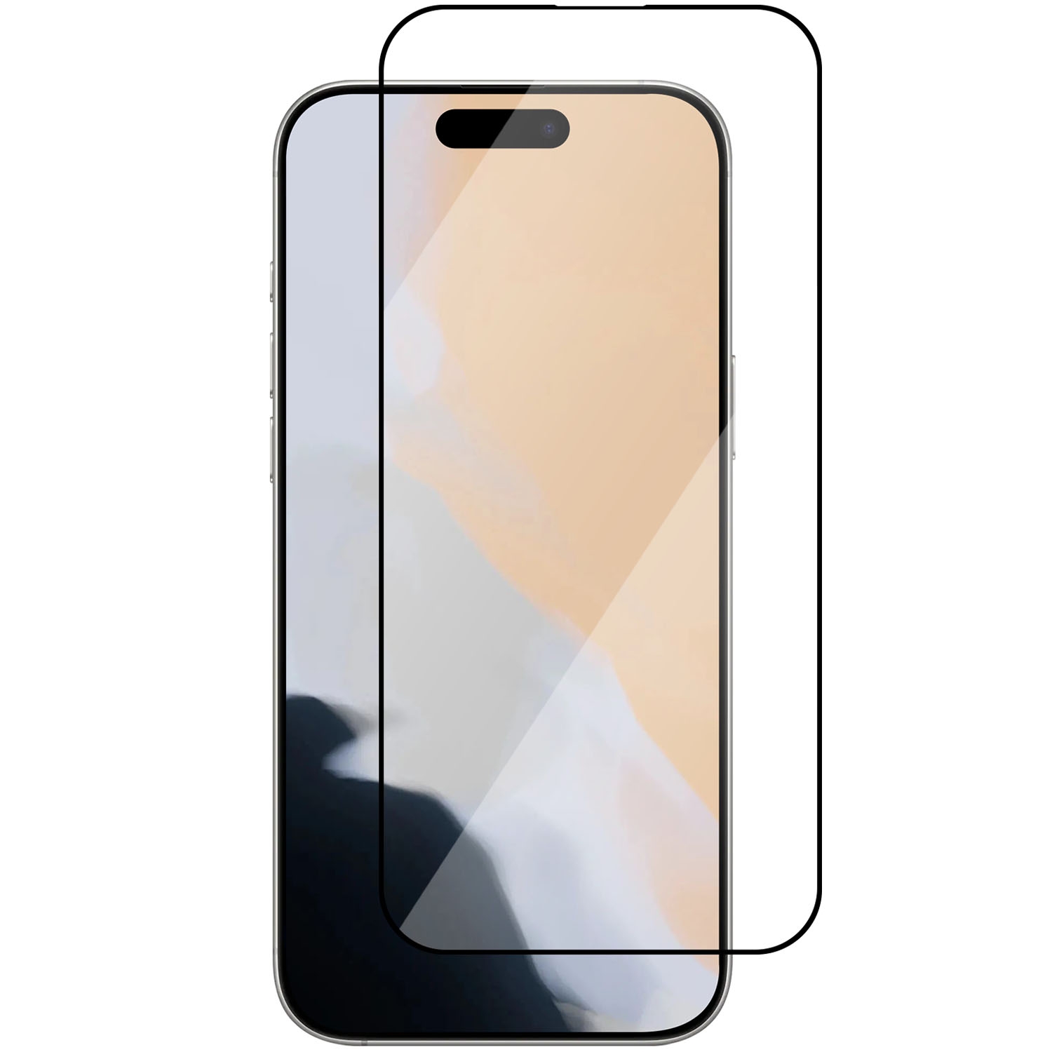 iPhone 17 skärmskydd, heltäckande härdat glas