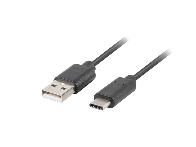 USB-C(M)-USB-A(M) 2.0 CABLE 1.8M BLACK QC 3.0 LANBERG